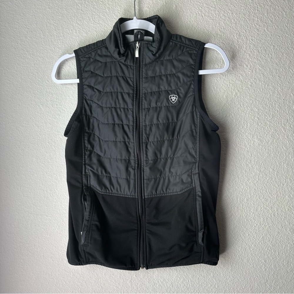 Ariat Black Quilted Vest